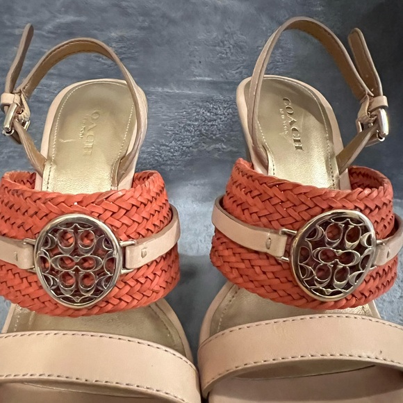 COACH Wedge Shoes size 5 M - Picture 6 of 10